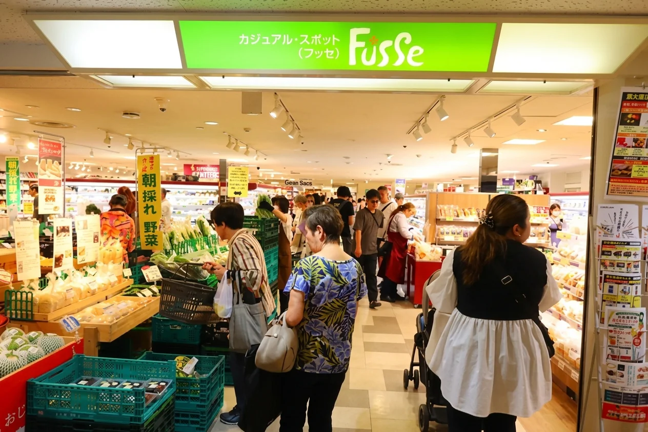 ハルチカマルシェ 近鉄東大阪店 入口